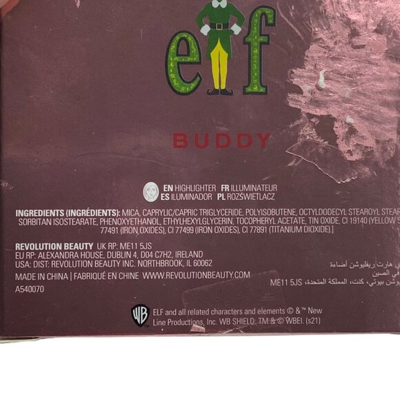 I Heart Revolution Elf Buddy Highlighter 0.30 Oz Vegan Illuminating Glow - Picture 2 of 6
